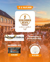 Lade das Bild in den Galerie-Viewer, NEU: Ticket für Schlemmer Beats Festival am 17. & 18. Juli 2026 in der Schleifmühle Rußheim